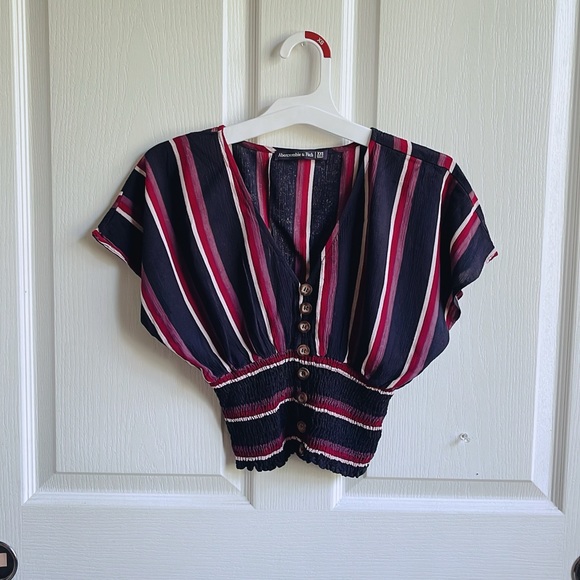 abercrombie & fitch smocked waist blouse - Picture 8 of 10